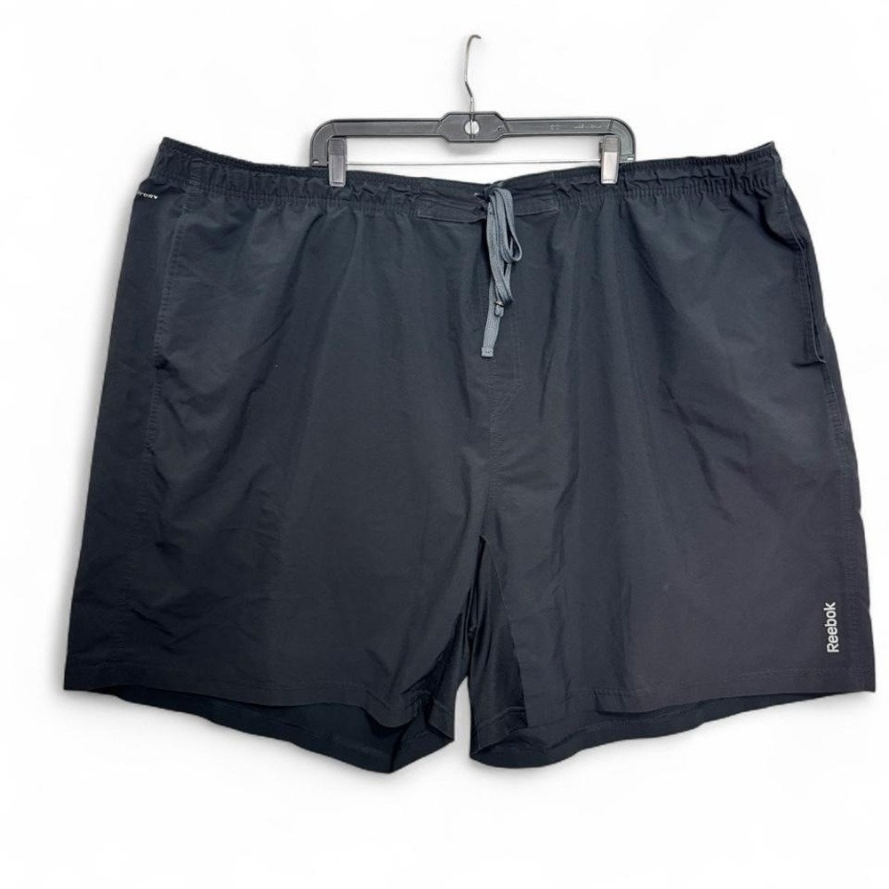 Reebok Black Swim Shorts Men's Sz 6XL Big Tall Athletic Trunks Gorpcore Summer